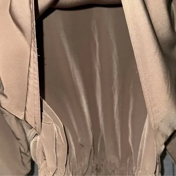 Natural Life L Tan Nova Check Trim Lightweight Button Front Jacket - Picture 10 of 12